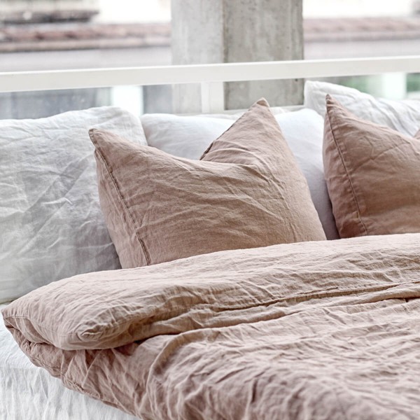 3 piece hazelnut linen bedding set 6