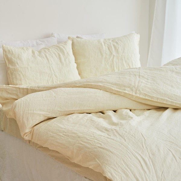 Cream linen duvet cover 3