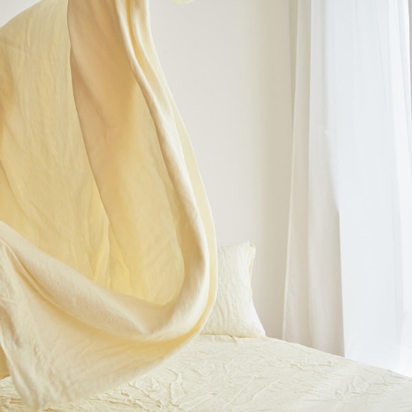 Cream linen duvet cover 9