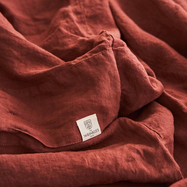 Red Brick linen duvet cover 9