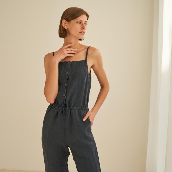 Linen pants jumpsuit AIKO 5