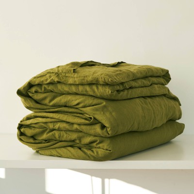 Duvet cover in Moss