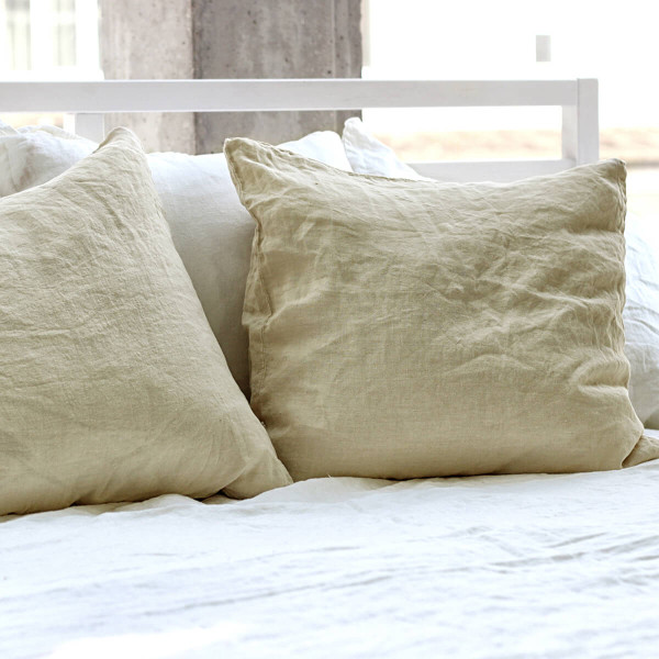 3 piece linen duvet cover set in sand 5